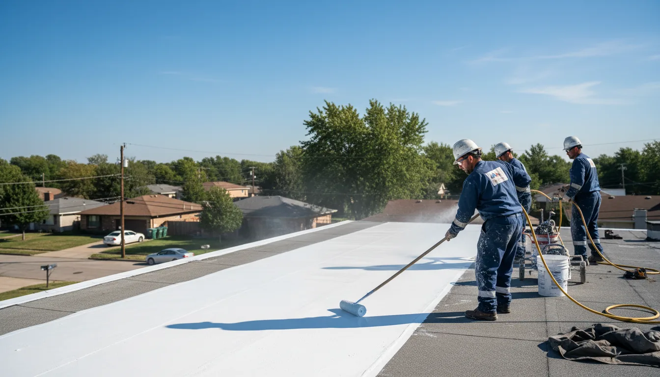 Commercial roof coating in Horner, WV near me